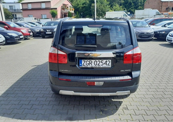 Chevrolet Orlando cena 31900 przebieg: 171000, rok produkcji 2012 z Łęknica małe 254
